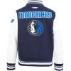 Pro Standard Big Kids NBA Retro Classics Varsity Jacket(Midnight Navy/White)