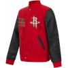 Pro Standard Big Kids NBA Retro Classics Varsity Jacket(Red/Black)