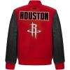 Pro Standard Big Kids NBA Retro Classics Varsity Jacket(Red/Black)