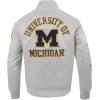 Pro Standard MENS COLLEGE COLLEGE CLASSIC CHENILLE SATIN SATIN JACKET(Silver)