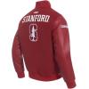 Pro Standard Mens College Classic Chenille Varsity Jacket(Cardinal Red)