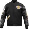 Pro Standard Mens NBA Classic Varsity Varsity Jacket(Black)