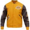 Pro Standard Mens NBA Classic Varsity Varsity Jacket(Brown)