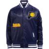 Pro Standard Mens NBA Old English Satin Jacket(Midnight Navy)