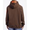 Pro Standard Mens NFL Old English Brushed Back French Terry Pull Over Hoodie(Brown)