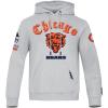 Pro Standard Mens NFL Old English Brushed Back French Terry Pull Over Hoodie(Heather Grey)
