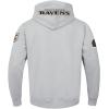 Pro Standard Mens NFL Old English Brushed Back French Terry Pull Over Hoodie(Heather Grey)
