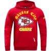 Pro Standard Mens NFL Old English Brushed Back French Terry Pull Over Hoodie(Red)