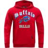 Pro Standard Mens NFL Old English Brushed Back French Terry Pull Over Hoodie(Red)