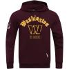 Pro Standard Mens NFL Old English Brushed Back French Terry Pull Over Hoodie(Red)