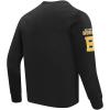 Pro Standard Mens NHL Old English Crewneck Sweatshirt(Black)