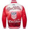 Pro Standard Mens USSF Sublimated Satin Jacket(Red)