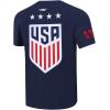 Pro Standard Men’s Ussf USWNT Soccer Classic Chenille Standard Cotton Short Sleeve Shirt(Midnight Navy)