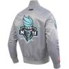 Pro Standard Mens WNBA Classic Chenille Satin Jacket(Gray)