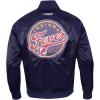 Pro Standard Mens WNBA Classic Chenille Satin Jacket(Navy)