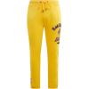 Pro Standard NBA Mens Mens NBA Old English Brushed Back French Terry Sweatpant(Yellow)