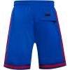 Pro Standard NBA Mens Mens NBA Retro Classics Cotton Double Knit Athletic Short(Royal Blue/Red)