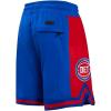 Pro Standard NBA Mens Mens NBA Retro Classics Cotton Double Knit Athletic Short(Royal Blue/Red)