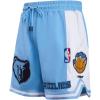 Pro Standard NBA Mens Mens NBA Retro Classics Cotton Double Knit Athletic Short(University Blue)