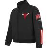 Pro Standard NBA boys Big Boys Nba Classic Chenille Tricot Track Jacket(Black/Red)