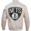 Pro Standard NBA mens Mens Nba Classic Satin Jacket(Silver)