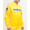 Pro Standard NBA mens Mens Nba Classic Satin Jacket(Yellow)