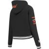 Pro Standard NBA womens Womens Nba Retro Classics Brushed Back French Terry Cropped Pullover Hoodie(Black)