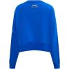 Pro Standard NHL womens Womens Nhl Classic Chenille Brushed Back French Terry Crewneck Sweatshirt(Royal Blue)