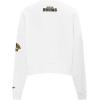 Pro Standard NHL womens Womens Nhl Classic Chenille Brushed Back French Terry Crewneck Sweatshirt(White)
