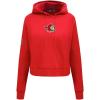 Pro Standard NHL womens Womens Nhl Classic Chenille Brushed Back French Terry Cropped Pullover Hoodie(Red)