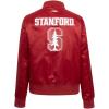 Pro Standard Womens College Classic Essentials Satin Jacket(Cardinal Red)