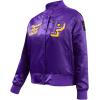 Pro Standard Womens College Classic Essentials Satin Jacket(Purple)