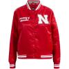 Pro Standard Womens College Classic Essentials Satin Jacket(Red)