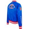 Pro Standard Womens College Classic Essentials Satin Jacket(Royal Blue/Red)