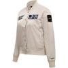 Pro Standard Womens College Classic Essentials Satin Jacket(Silver)