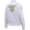Pro Standard Womens College Classic Essentials Satin Jacket(White)