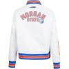 Pro Standard Womens College Classic Essentials Satin Jacket(White/Royal Blue/Orange)