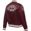 Pro Standard Womens College Classic Essentials Satin Jacket(Wine)