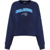 Pro Standard Womens NBA Classic Chenille Crewneck Sweatshirt(Midnight Navy)