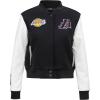 Pro Standard Womens NBA Classic Chenille Varsity Jacket(Black/White)