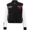 Pro Standard Womens NBA Classic Chenille Varsity Jacket(Black/White)