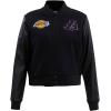 Pro Standard Womens NBA Classic Chenille Varsity Jacket(Jet Black)