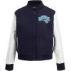 Pro Standard Womens NBA Classic Chenille Varsity Jacket(Midnight Navy/White)