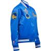 Pro Standard Womens NBA Retro Classics Satin Jacket(Royal Blue)