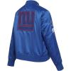 Pro Standard Womens NFL Classic Chenille Satin Jacket(Dodger Blue)
