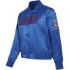 Pro Standard Womens NFL Classic Chenille Satin Jacket(Dodger Blue)