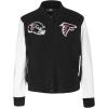 Pro Standard Womens NFL Classic Chenille Varsity Jacket(Black)