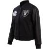 Pro Standard Womens NFL Classic Chenille Varsity Jacket(Jet Black)