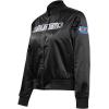 Pro Standard Womens NFL Las Vegas Raiders Classic Chenille Satin Jacket Black XS