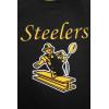 Pro Standard Womens NFL Pittsburgh Steelers Retro Classics Varsity Jacket Black/Yellow XS